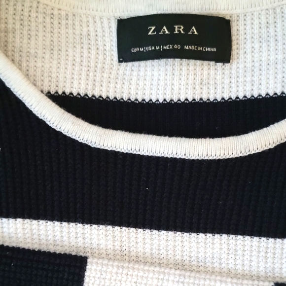 Zara womens/men's striped pullover shirt - Picture 5 of 5